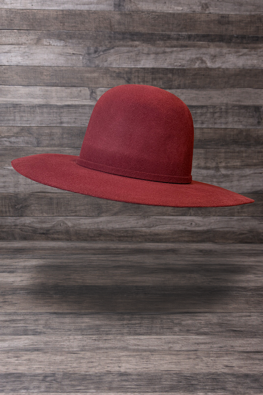 6X Burgundy Felt